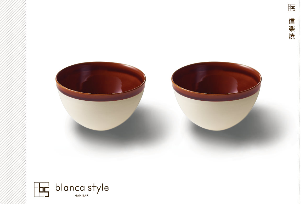 blanca style きゃらめりーぜ ボウルペア しろ
