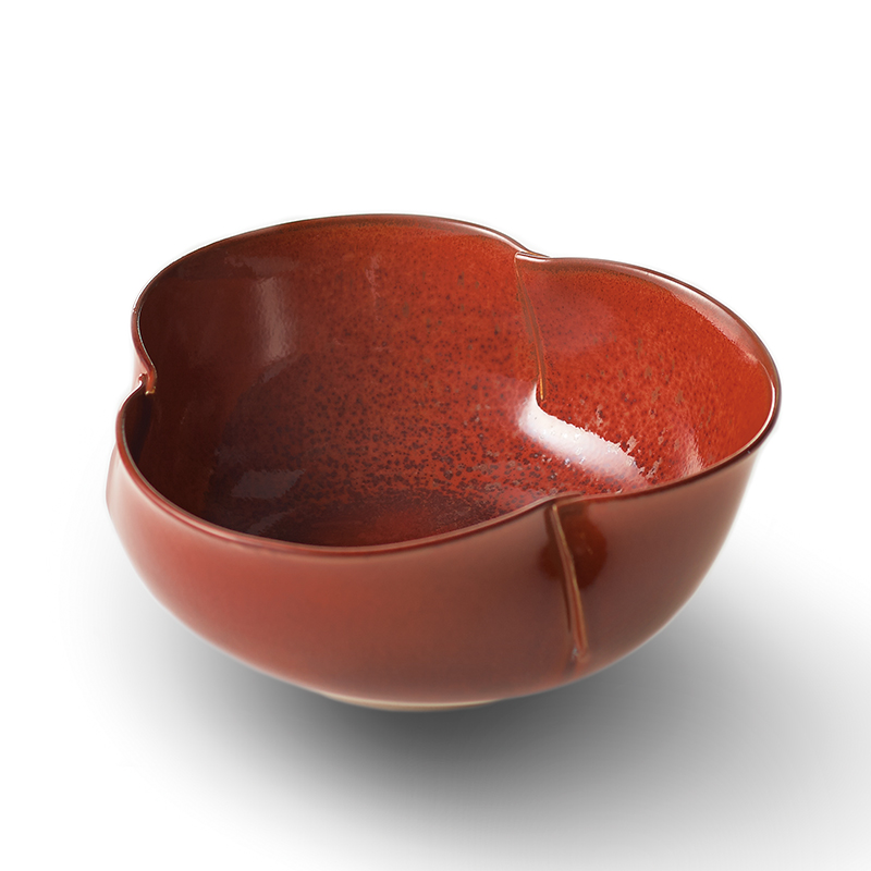 元目大鉢 はんなり 柿釉 綴じ目大鉢 | ALPHA BLANCA